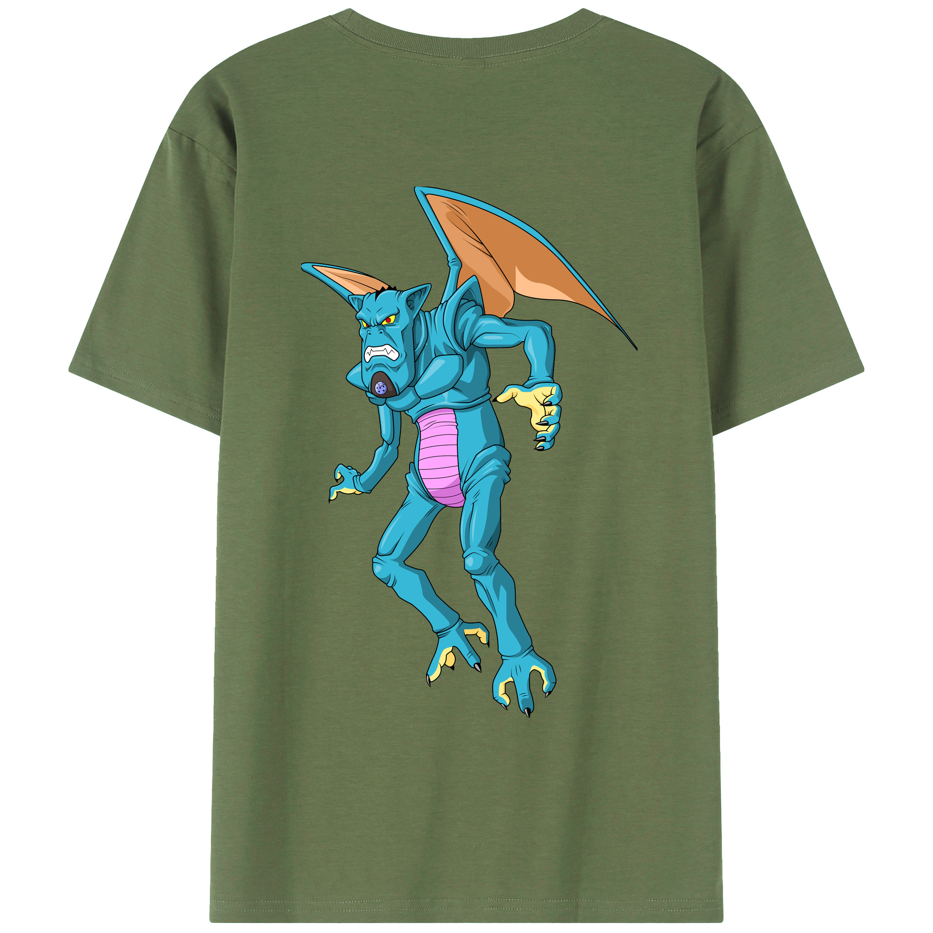 （画像用） ドラゴンボール DRAGON BALL 綿100％ メンズ半袖Tシャツ（バックプリント） 通気性